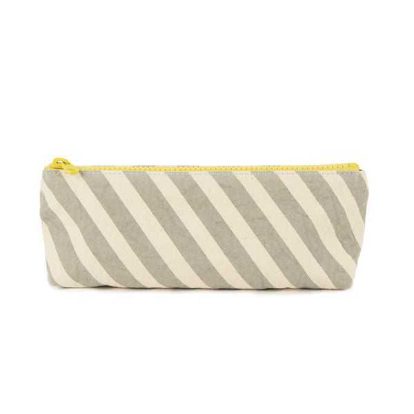 Pencil Case - GREY STRIPE